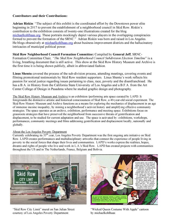 PRESS Release Zillionaires Against Humanity-2